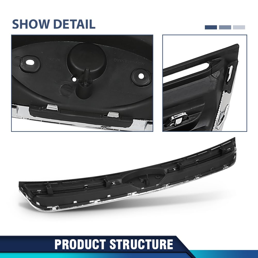 PIT66 Front Upper Bumper Grille Fit Ford Esacpe 2013-2016