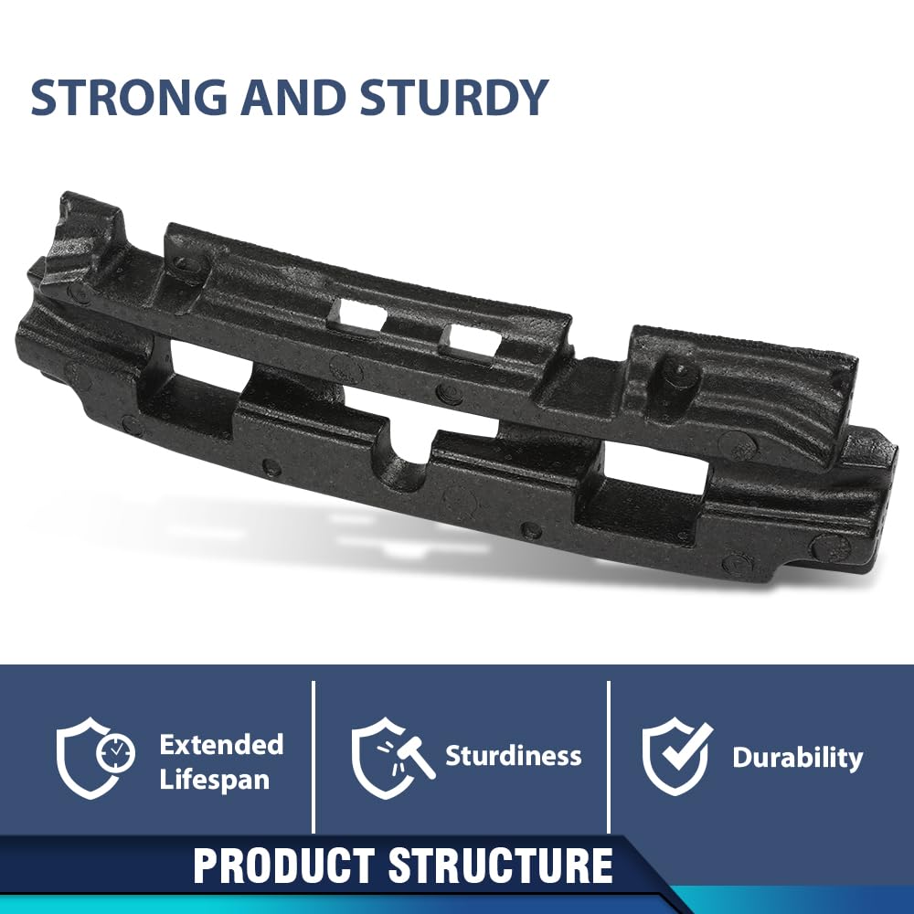 PIT66 Front Bumper Foam Energy Impact Absorber, Black