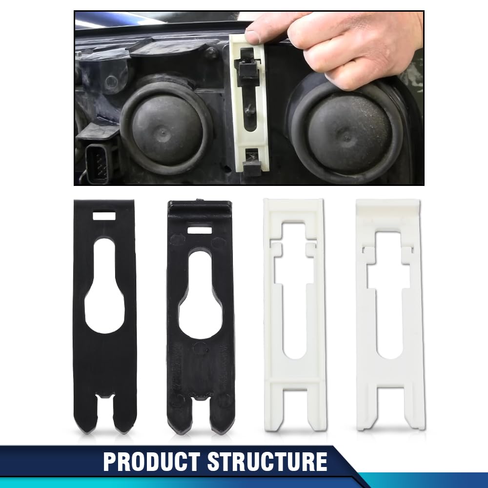 PIT66 Headlight Retaining Clips Kit Compatible with Buick Century 97-05,Fit Chevy Blazer 98-05/Fit Impala Monte Carlo 00-05/ Fit S10 98-04,Fit GMC Jimmy 98-01/Fit S-15 Sonoma 98-04