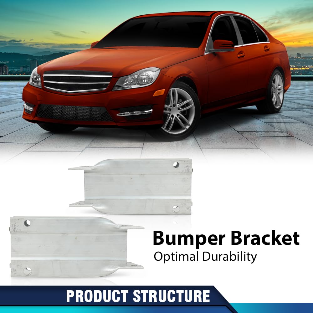 PIT66 Bumper Bracket Set of 2 Front LH & RH, MB1073101, MB1072101