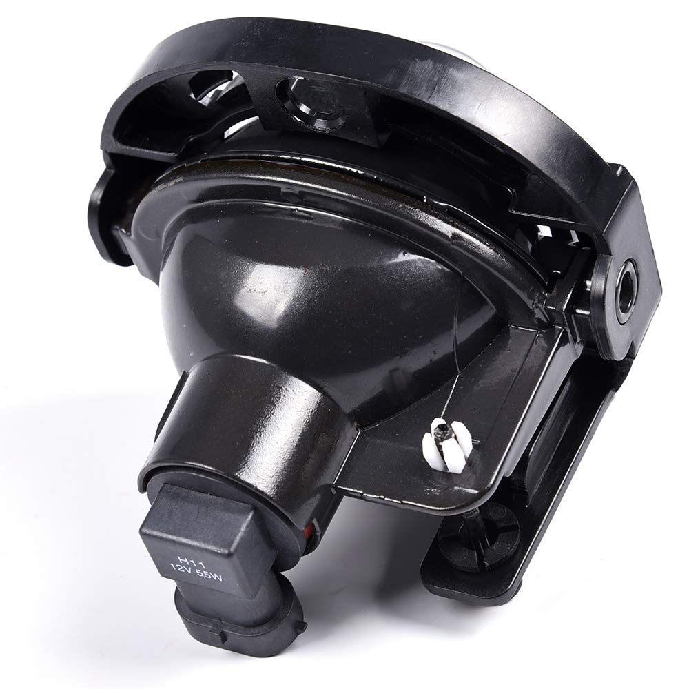 PIT66 Fog Light Compatible with 2014-2016 Chrysler 200 Town & Country/2020 Voyager/2014 Dodge Avenger/2015 Dart/2014-2020 Challenger Durango/ 2014-2021 Jeep Grand Cherokee Halogen Clear