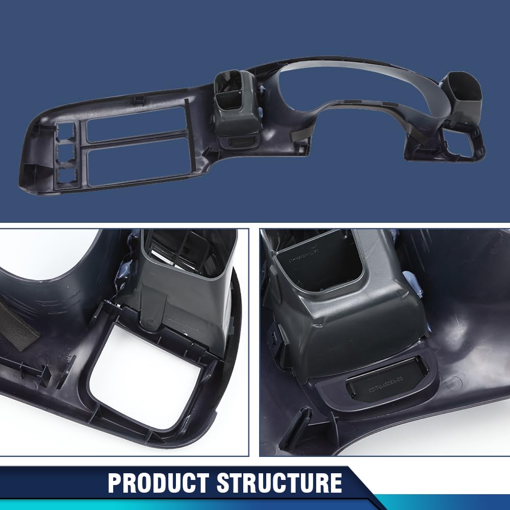 PIT66 Dash Radio Cluster Bezel Fit Chevy Astro GMC Safari 1995-2005 Blue