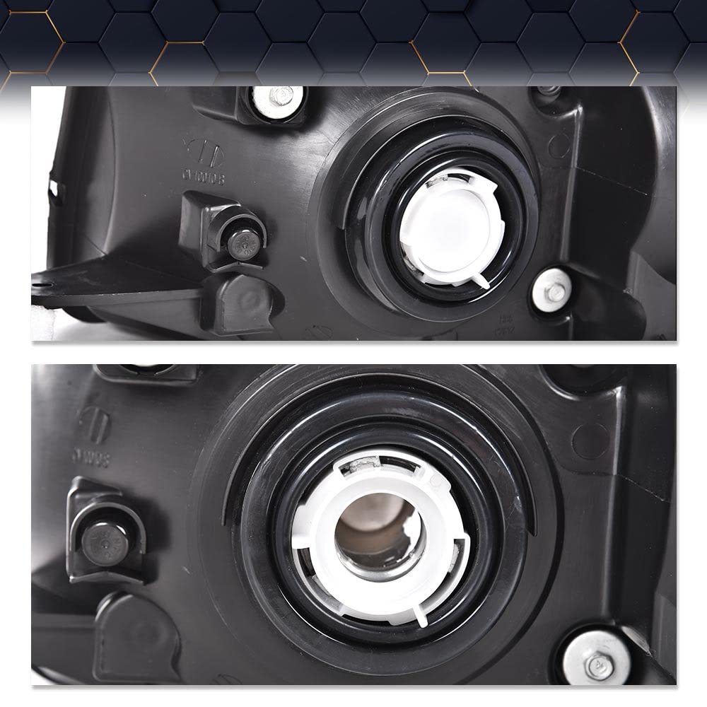 PIT66 Headlight Assembly Compatible with 2005-2009 Chevy Equinox Driver & Passenger Side Headlamps Replacement GM2503254 GM2502254