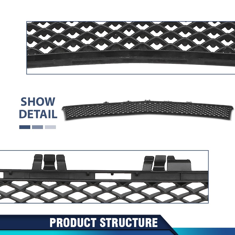 PIT66 Front Center Bumper Grille Fit E-Class 4Matic Base 2017-2020