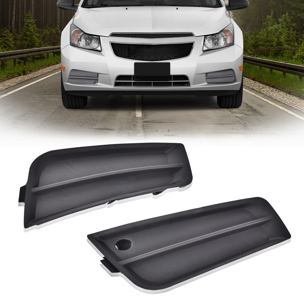 PIT66 Front Bumper Insert Fog Light Opening Cover Trim, Left Driver And