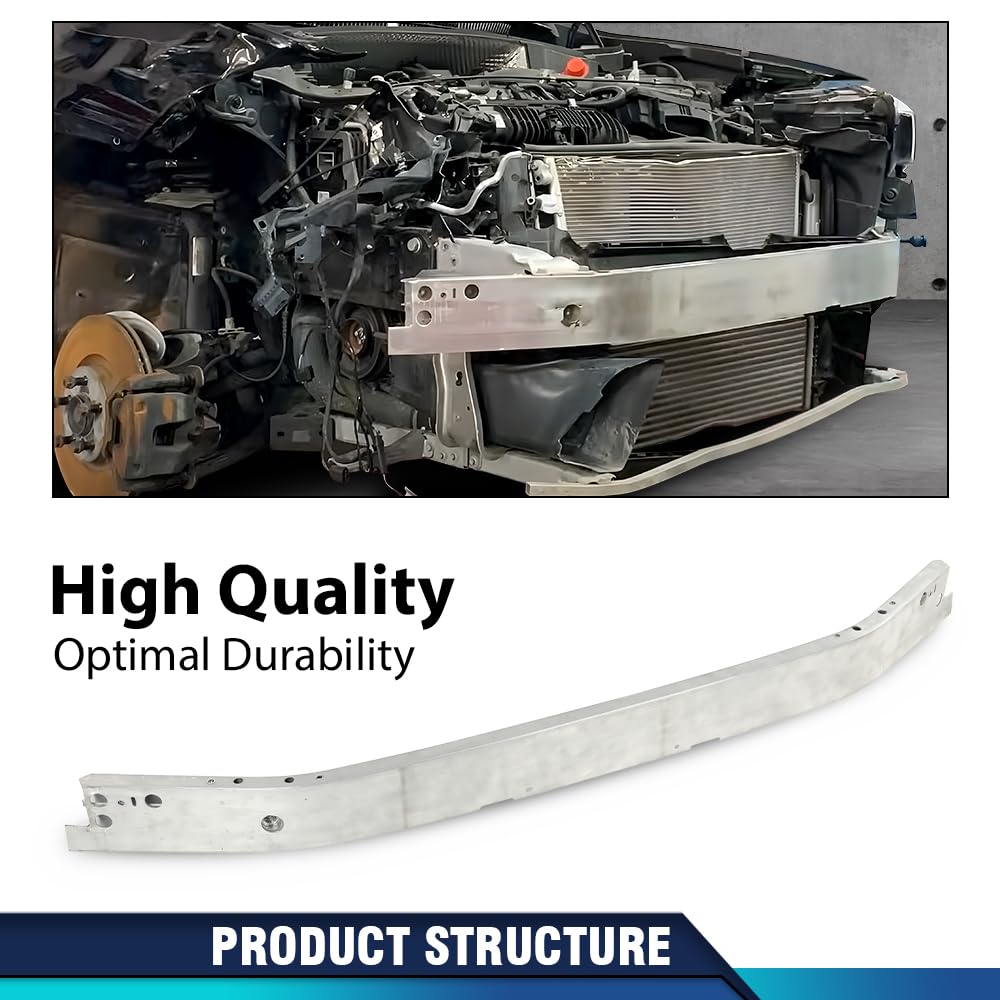 PIT66 Front Bumper Face Bar Reinforcement Compatible with BMW X1 2016-2021/Compatible with BMW X2 2018-2021 Silver 51117342439, BM1006137