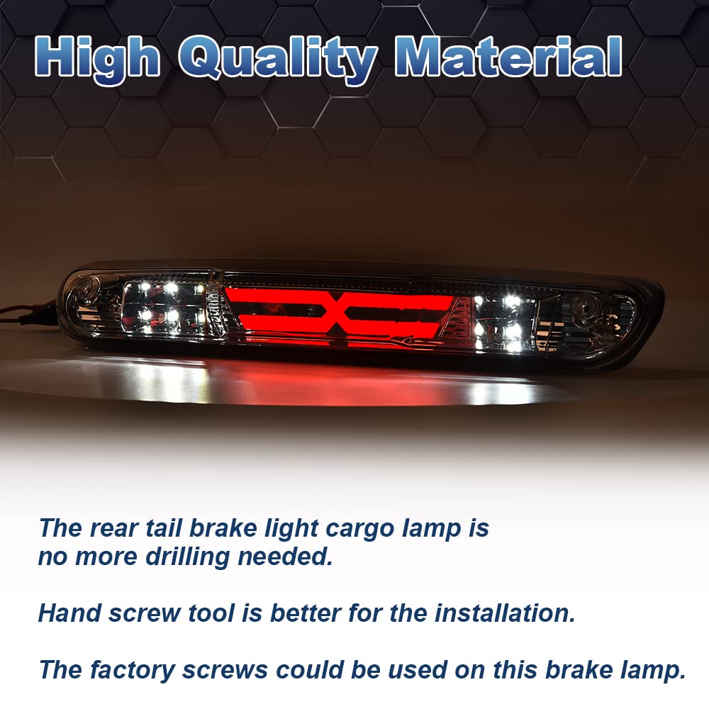 PIT66 LED 3rd Brake Light Fit 07-14 Silverado/Sierra/09-10 H-ummer H3T