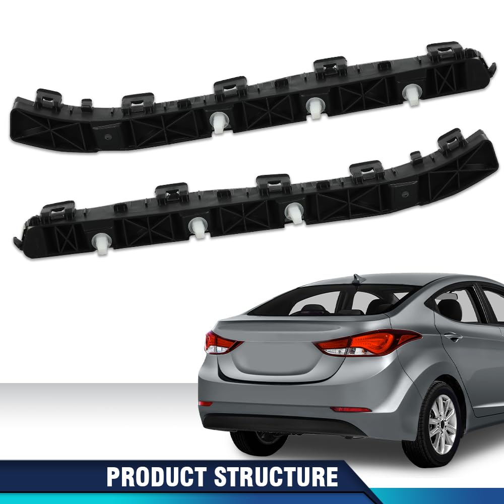 PIT66 Bumper Bracket, HY1133100, HY1132100 Set of 2 Rear Right
