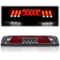 PIT66 LED 3rd Brake Light, Compatible with 14-18 Chevy Silverado 1500 2500HD 3500 3500HD/14-18 GMC Sierra 1500 2500HD Third Brake Stop Lamp Light Clear&Red Lens Black Housing