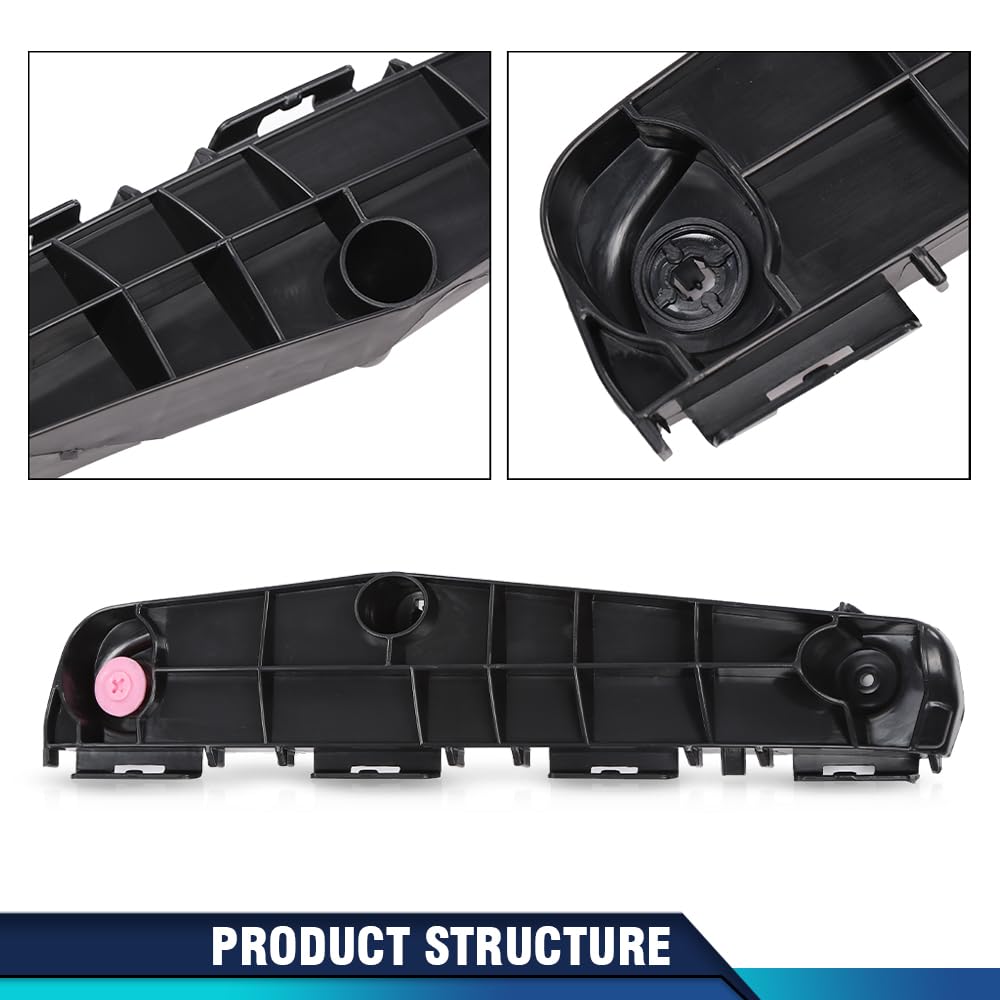 PIT66 Bumper Retainer, TO1043128, TO1042128 Set of 2 Front Left and Right