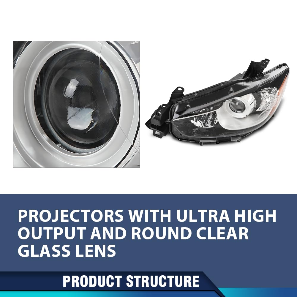 PIT66 Headlights Left Driver Side Fit Mazda CX-5