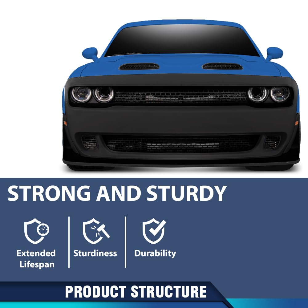 PIT66 Front Bumper Cover&Grille&Lip Set Fit Challenger Hellcat 2015-2023