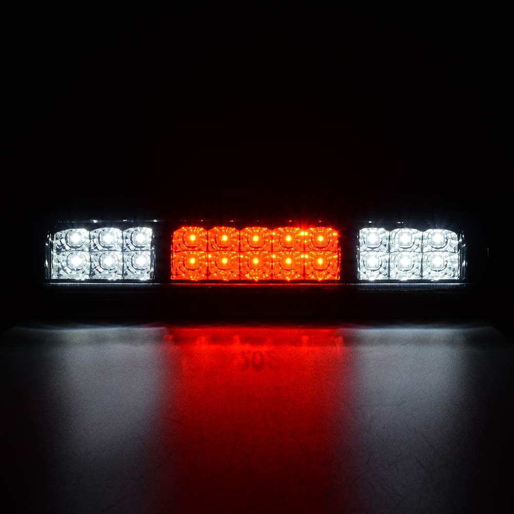 PIT66 LED 3rd Brake Light, Compatible with Ford Explorer Sport Trac 07-10/Fit Ford F150 Lobo 04-08/Fit Lincoln Mark LT 06-08 High Mount Stop Parking Third Brake Cargo Lamps Smoky Lens