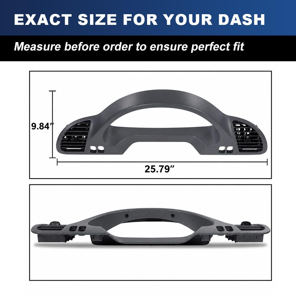 PIT66 Dash Panel Bezel Fit Dodge Sprinter 2002-2006 With A/C Nozzle Left