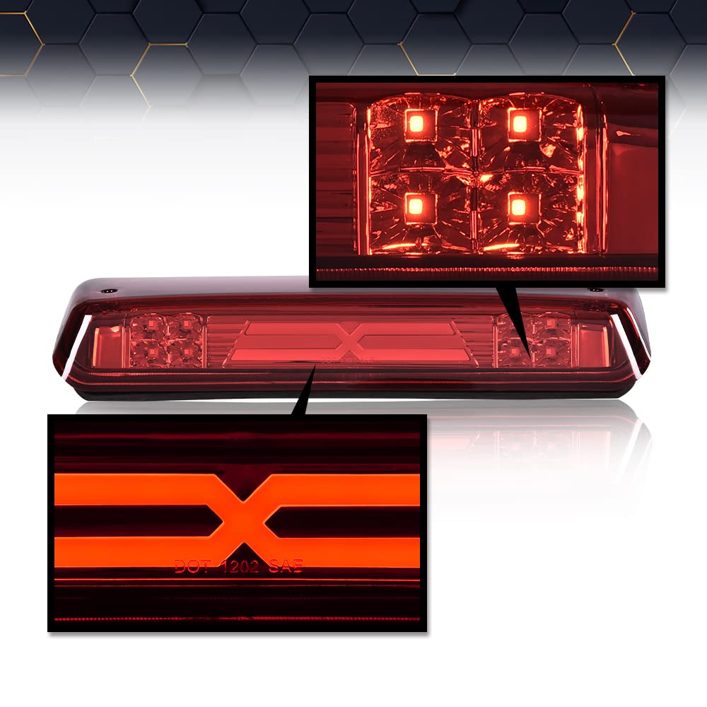 PIT66 LED 3rd Brake Light Fit 2004-2008 Ford F150 X Type Black Housing