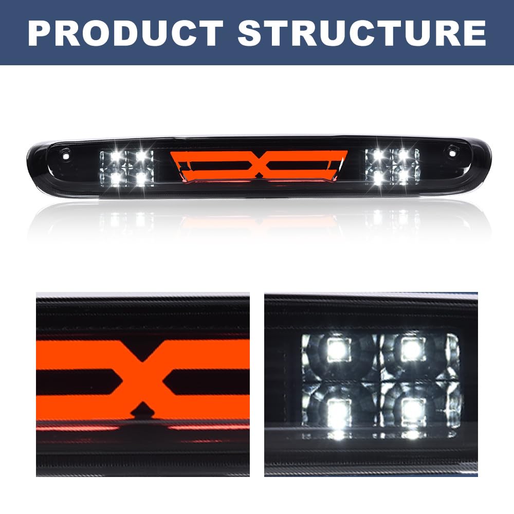 PIT66 LED 3rd Brake Light, Fit 07-14 Chevy Silverado