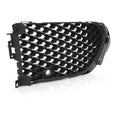 PIT66 Fog Light Cover Front Right Side Compatible with Jaguar F-Pace First Edition 2017, Fit Jaguar F-Pace (submodel: R-Sport, S) 2017-2020, Fit Models with Open Side Mesh T4A6215, JA1039106 Black