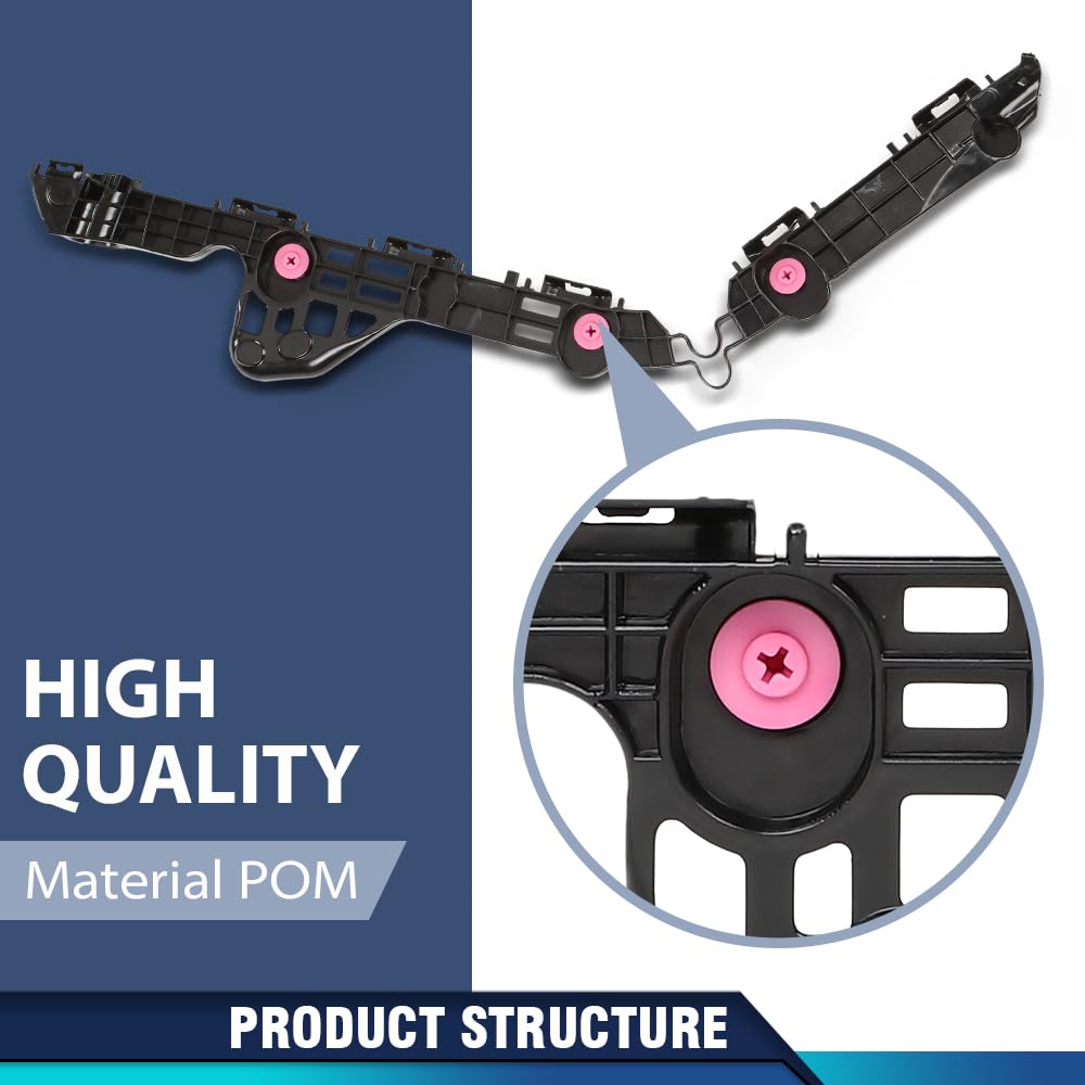PIT66 Rear Bumper Retainer Support Bracket Driver Side, TO1132128 POM