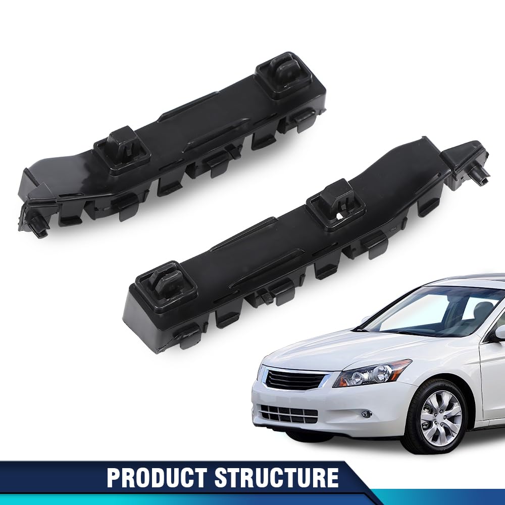 PIT66 Front Bumper Brackets Compatible with 2008-2012 Honda Accord