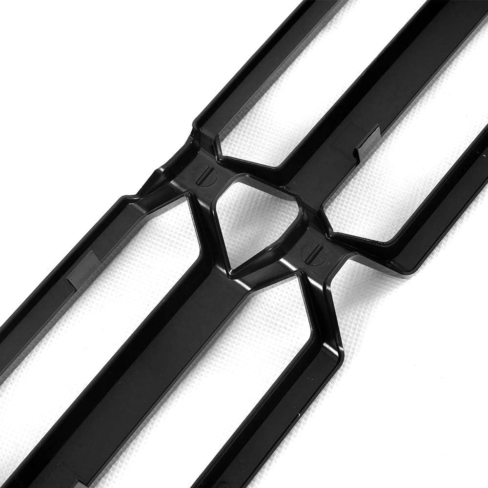 PIT66 Upper Bumper Grille Insert Fit Chevy Silverado 1500 2016-2018 Black