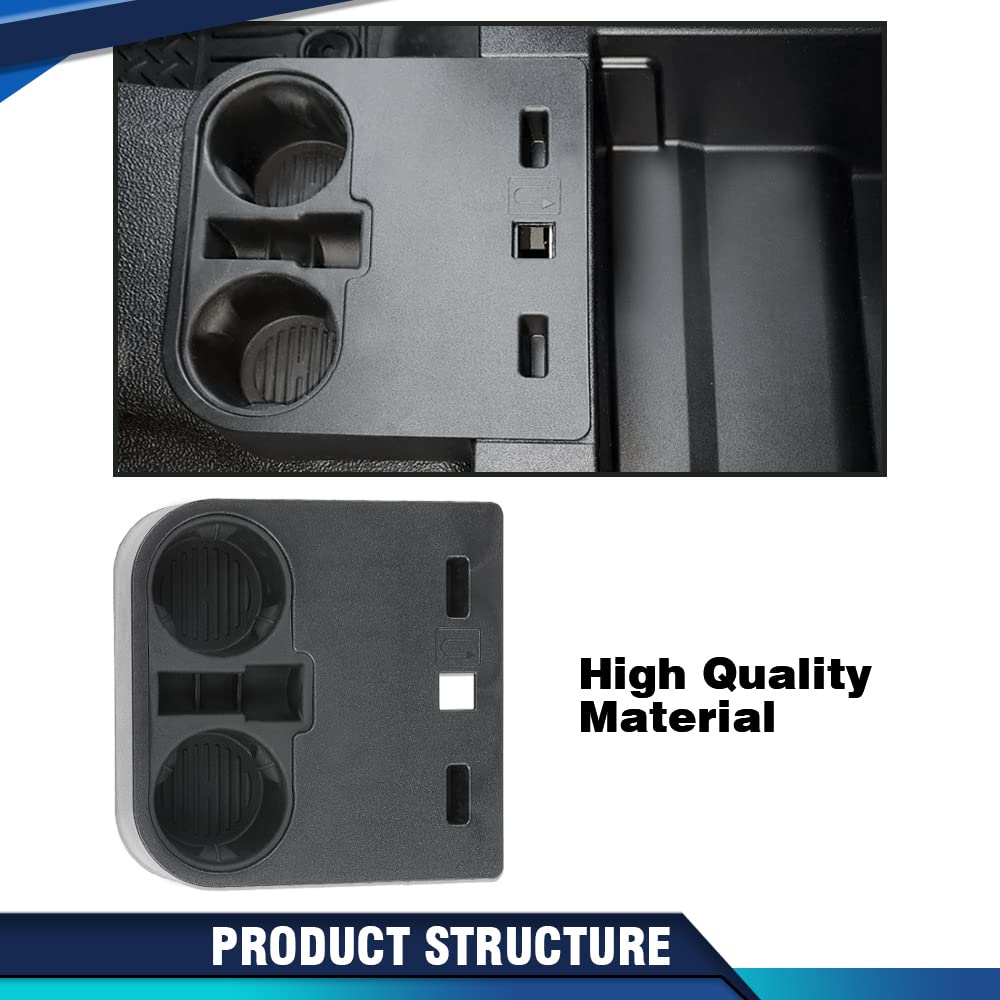 PIT66 Bottom Center Under‑Seat Cup Holder Fit F150 2015-2020