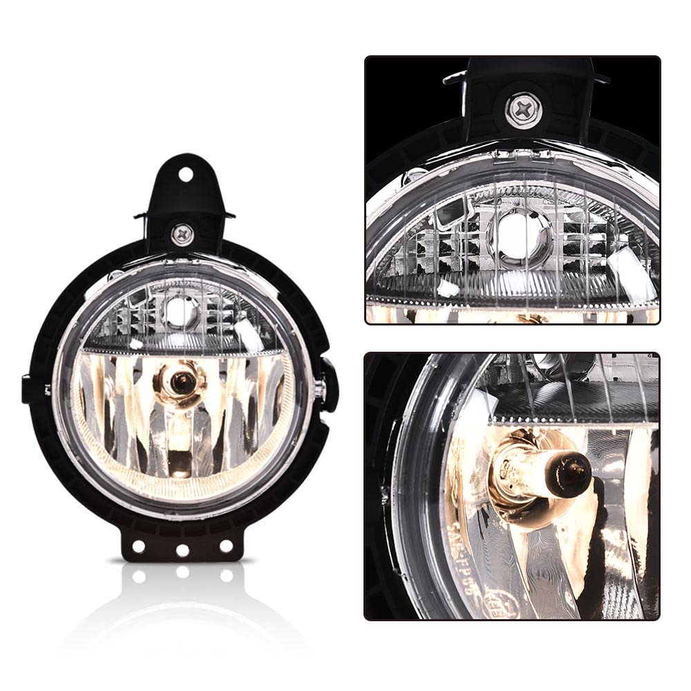 PIT66 Front Bumper Fog Light, Assembly Driver & Passenger Side Left/Right