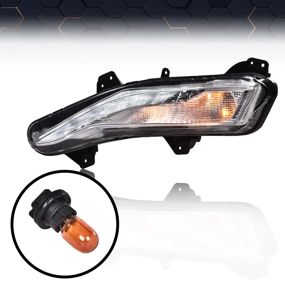 PIT66 Front Bumper LED Fog Lights, Left Driver Side