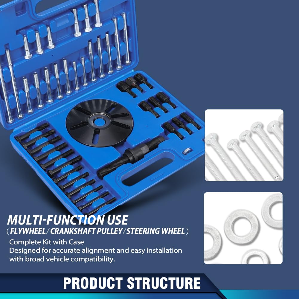 PIT66 Harmonic Balancer Puller & Installer Tool Kit Heavy Duty