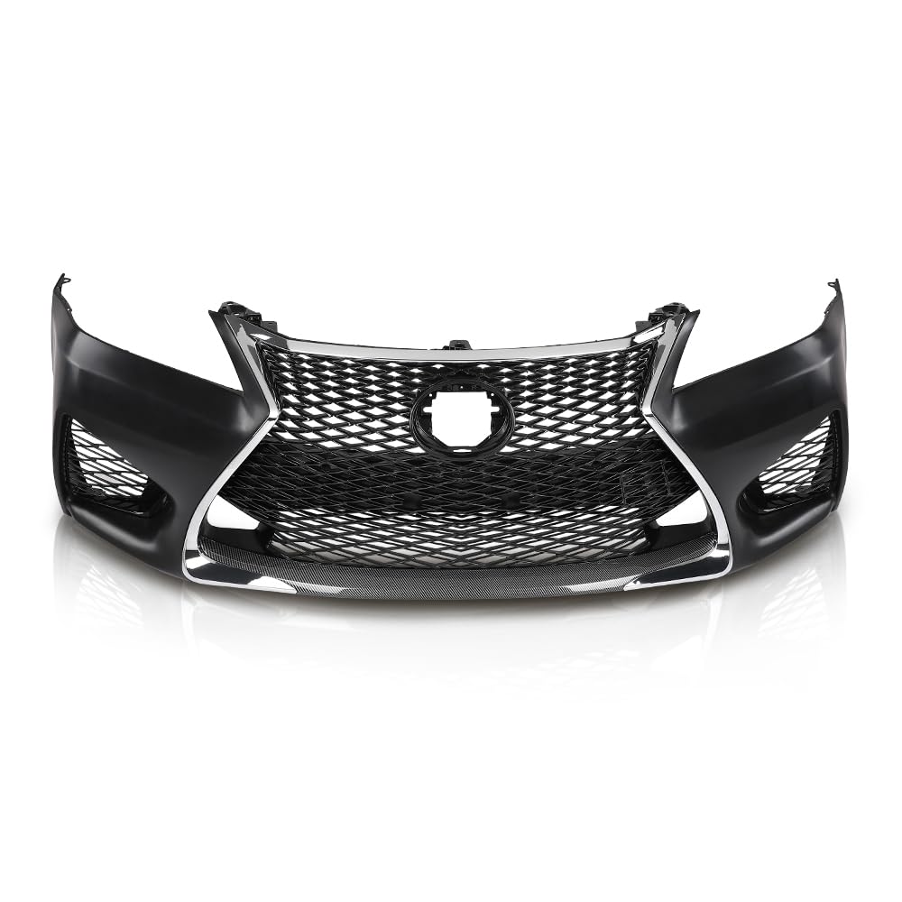 PIT66 6Pcs Front Bumper Conversion Kit Fit LX GS 2013‑2015 to GS‑F Style