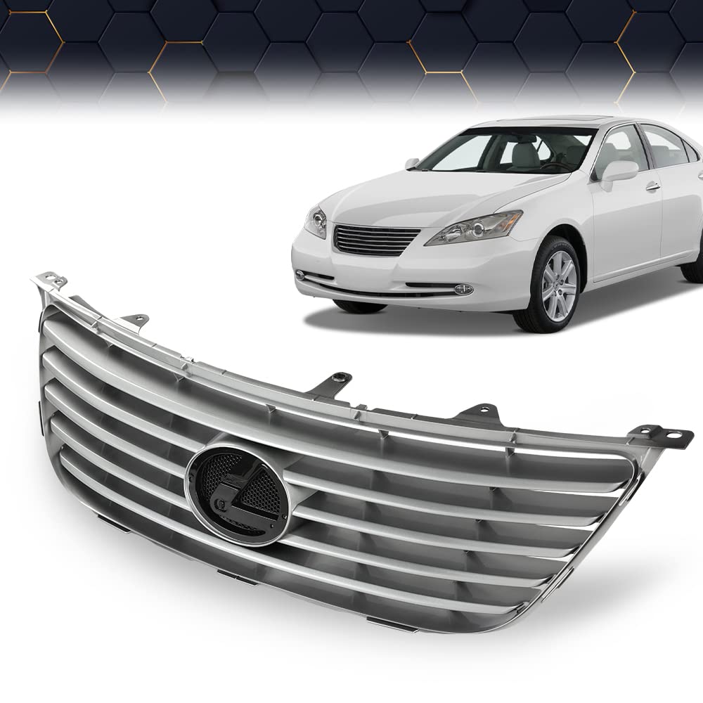 PIT66 Front Grille Fit 2007-2009 ES350 Primed Plastic