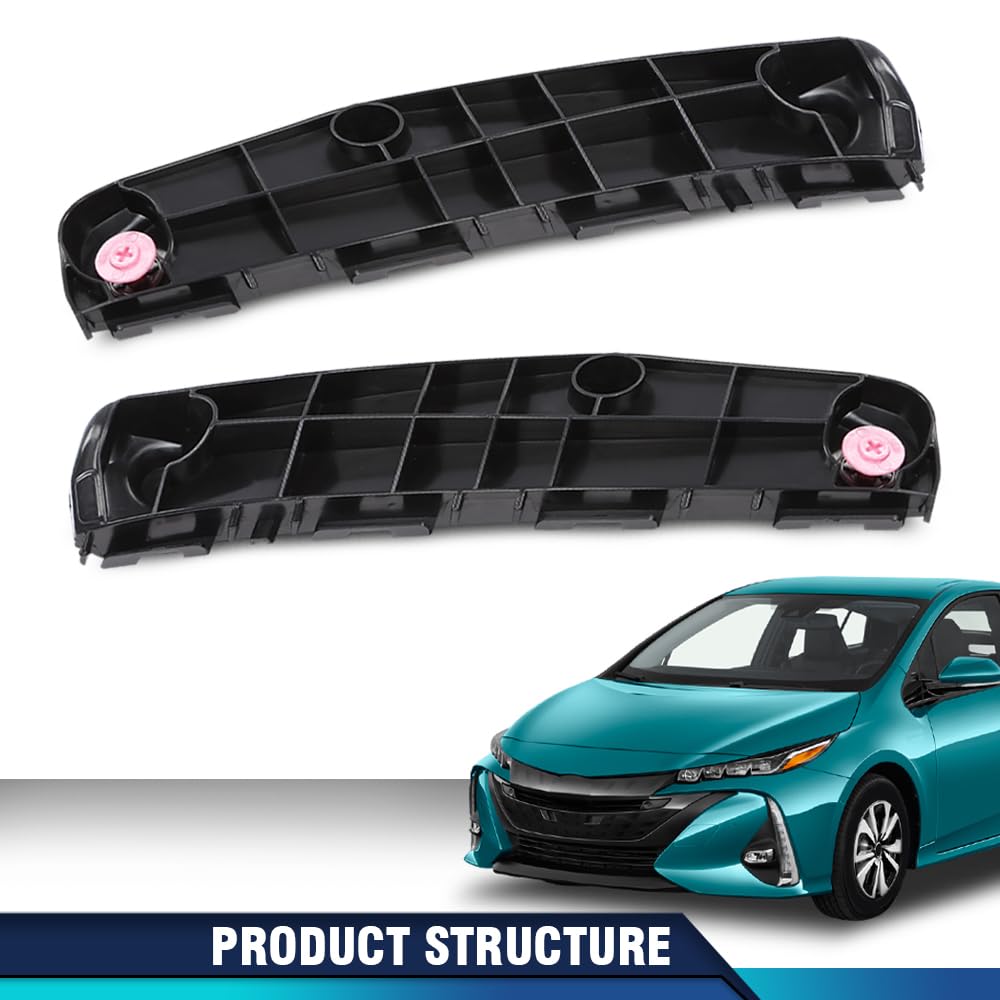 PIT66 Bumper Retainer, TO1043128, TO1042128 Set of 2 Front Left and Right