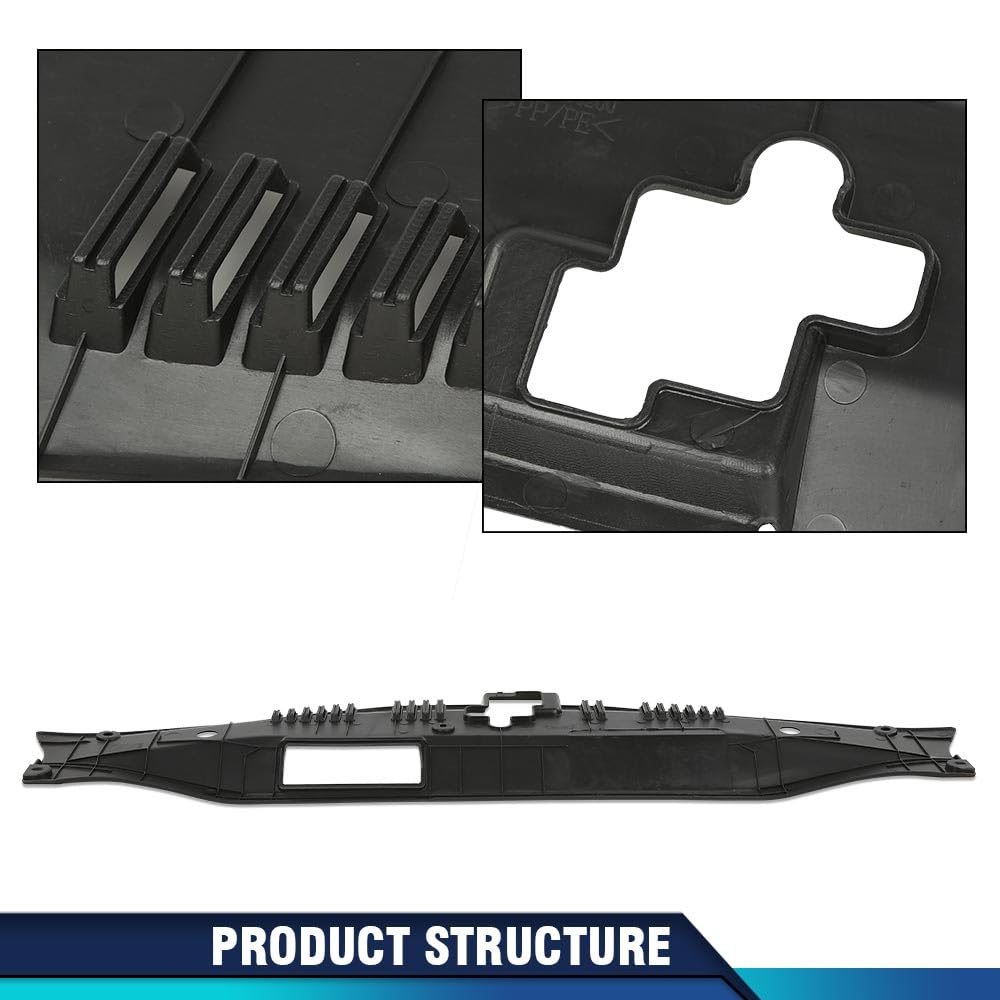 PIT66 Radiator Support Access Upper Top Cover Assembly Compatible with Toyota Camry 2018-2020 Black 5329506190, 53295-06190, 5329533130, 53295-33130, TO1224119
