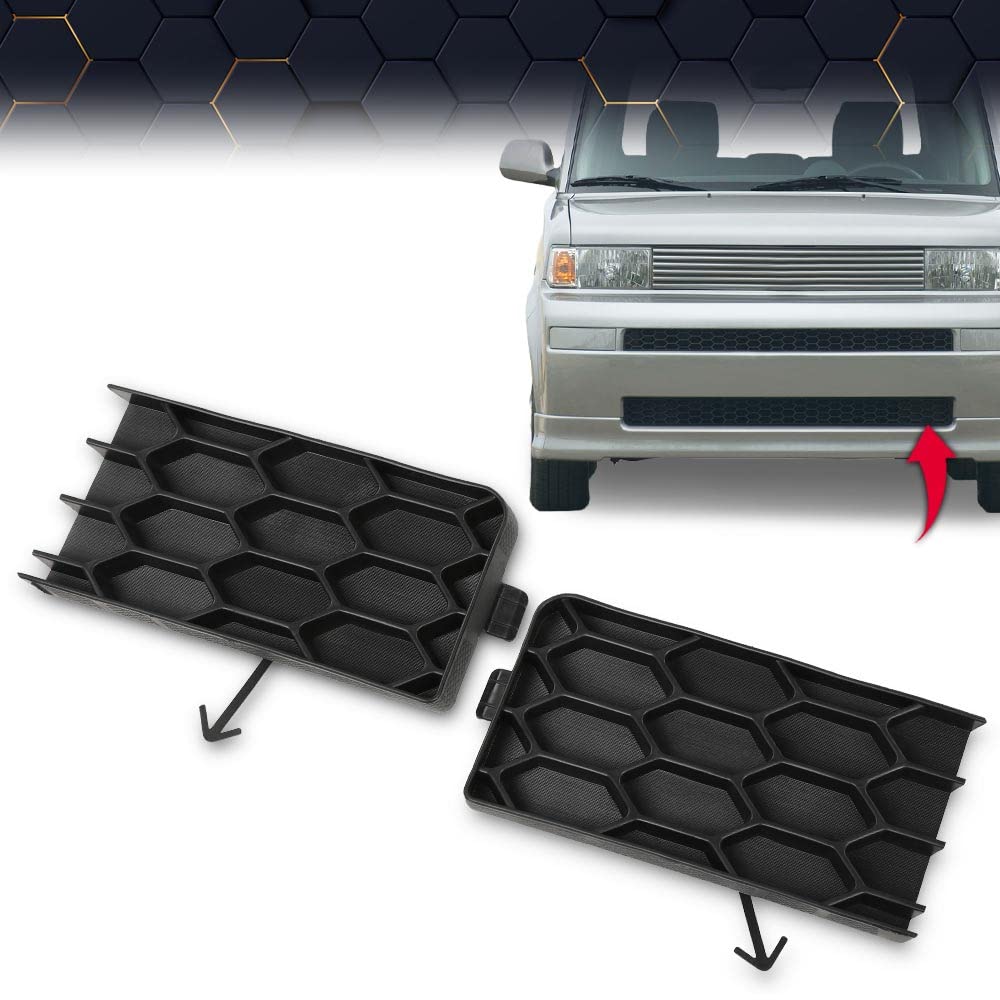 PIT66 2 Pcs Left Driver And Right Passenger Side Fog Light Cover Compatible With Scion XB Base 2004-2006 5213352051 SC1027100 5213452051 SC1026100