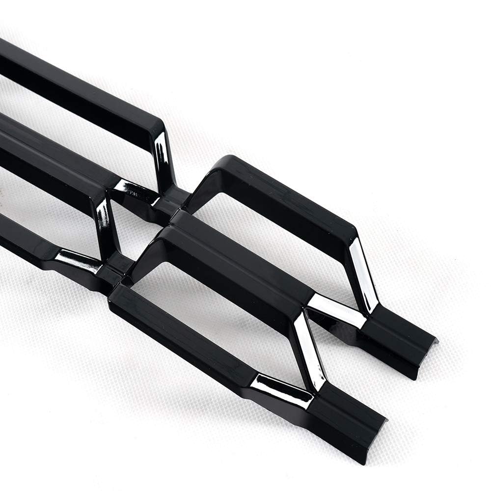 PIT66 Upper Bumper Grille Insert Fit Chevy Silverado 1500 2016-2018 Black