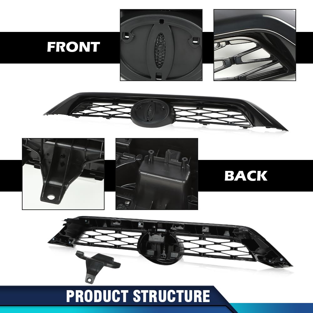 PIT66 Front Bumper Grille Body Kits Fit Toyota 4Runner Limited 2014-2019