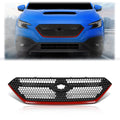 PIT66 Front Bumper Grille Fit Subaru WRX 2022-2024 Red & Black
