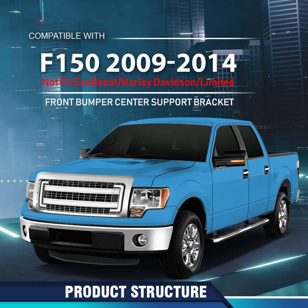 PIT66 Front Bumper Center Support Bracket, FO1065103, 9L3Z17C947A,