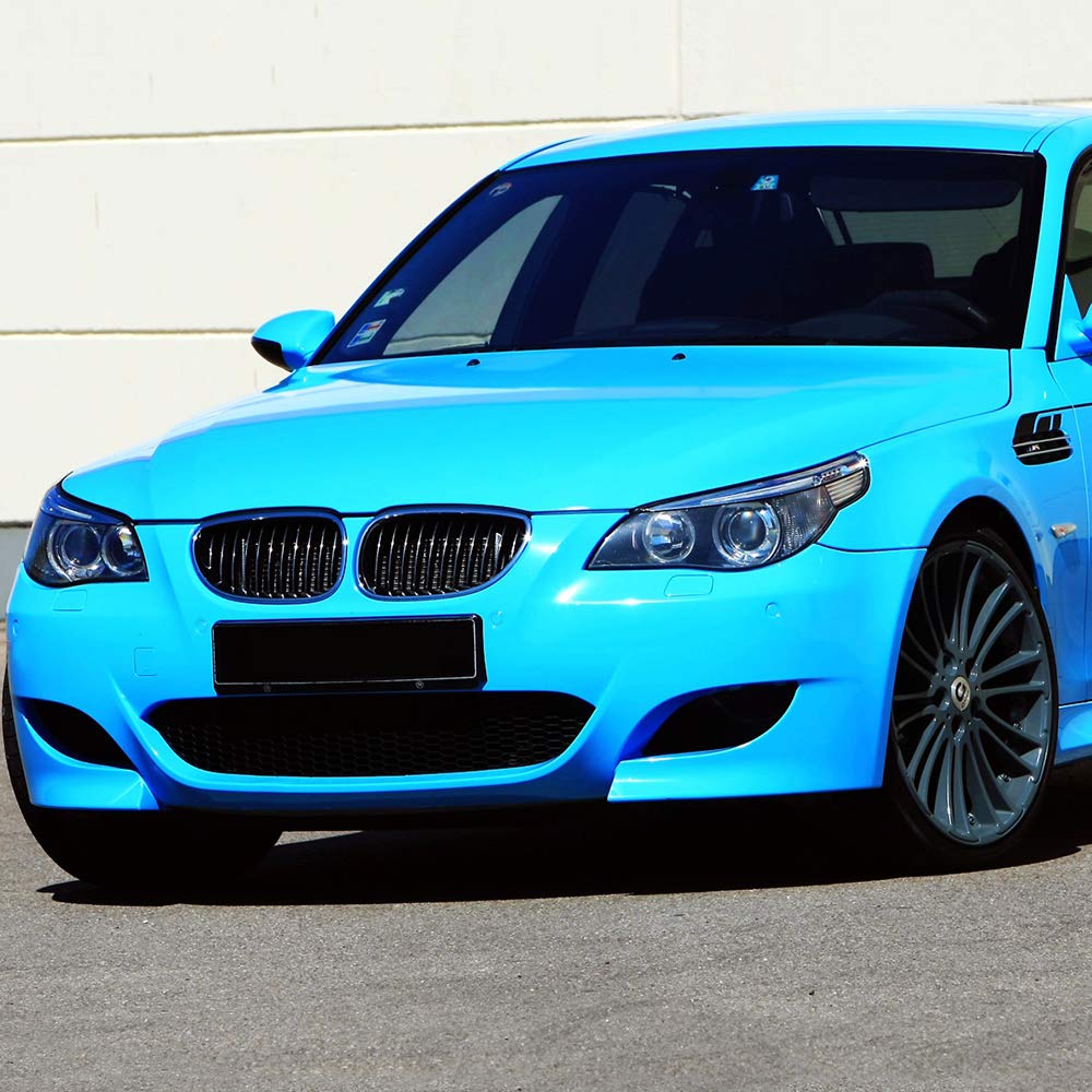 PIT66 Headlight Headlamp Clear Lens Cover Compatible with BMW 5 E60 E61 525i 530i 545i 550i 2Pcs