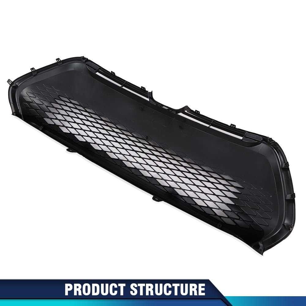 PIT66 Front Bumper Lower Grille Grill Fit Toyota Corolla SE XSE 2017-2019