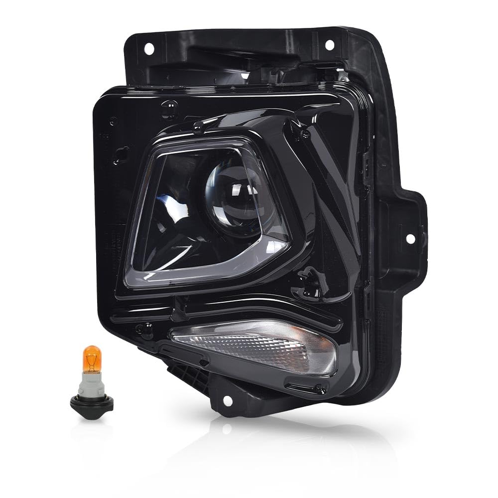 PIT66 HID/Xenon Projector Headlight Assembly Headlamp w/o Ballast & D3S Bulb Left Driver Side Compatible with Chevy Blazer 2019-2021（Not fit Models with Factory LED Headlight）