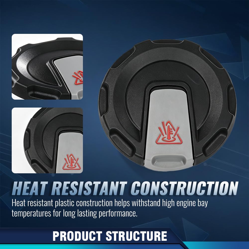 PIT66 Engine Coolant Reservoir Cap Fit Audi A4, Q5, A5, A7, A6, Q7, Q8