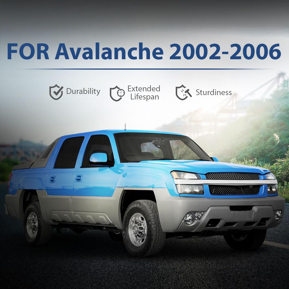 PIT66 Fog Lights Fit 2002 2003 2004 2005 2006 Chevy Avalanche Pickup Truck