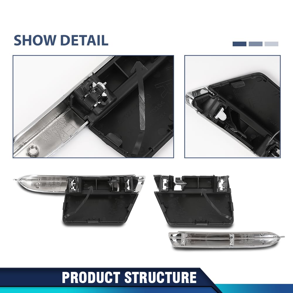 PIT66 Front Grille Trim with Tow Hook Cover Left & Right 531250E060