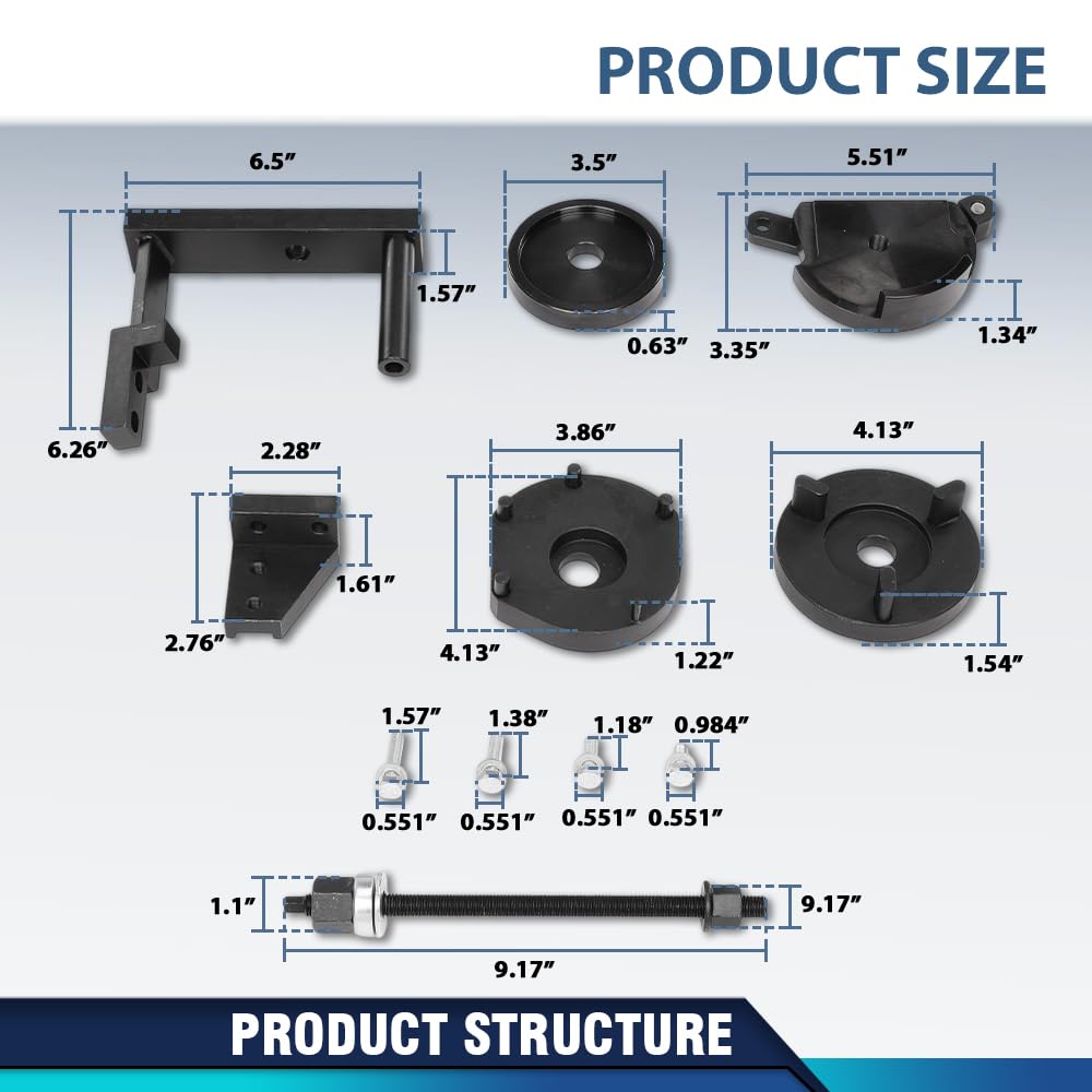 PIT66 Transmission Rubber Mount Bushing Extractor Tool Kit