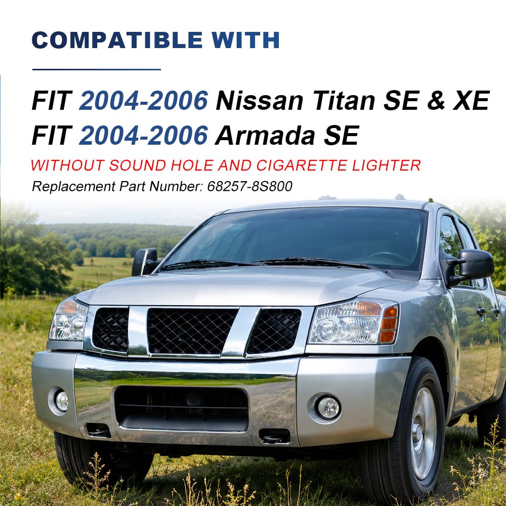 PIT66 Dash Panel Bezel Replacement Fit Nissan Titan Armada 2004-2006