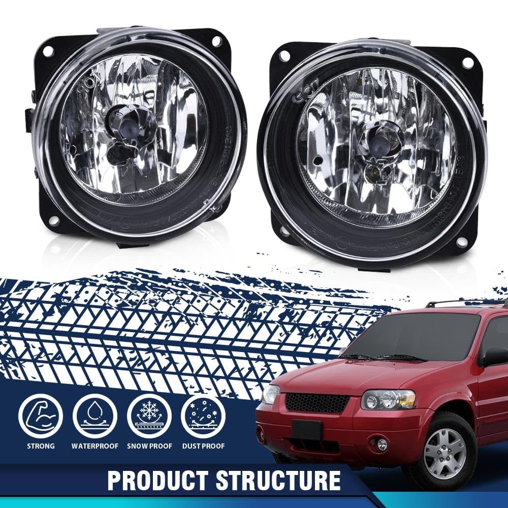 PIT66 Fog Light Compatible with 2003-2004 Ford Mustang Cobra