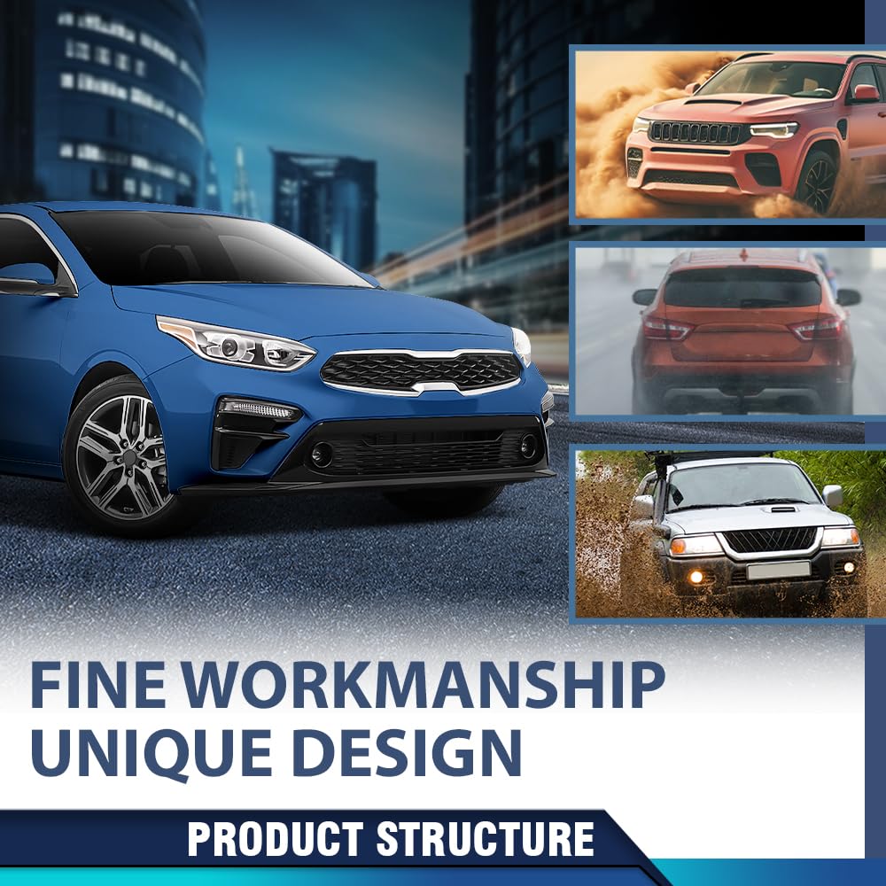 PIT66 Radiator Grille Upper Cover Compatible with Kia Forte 2019-2023