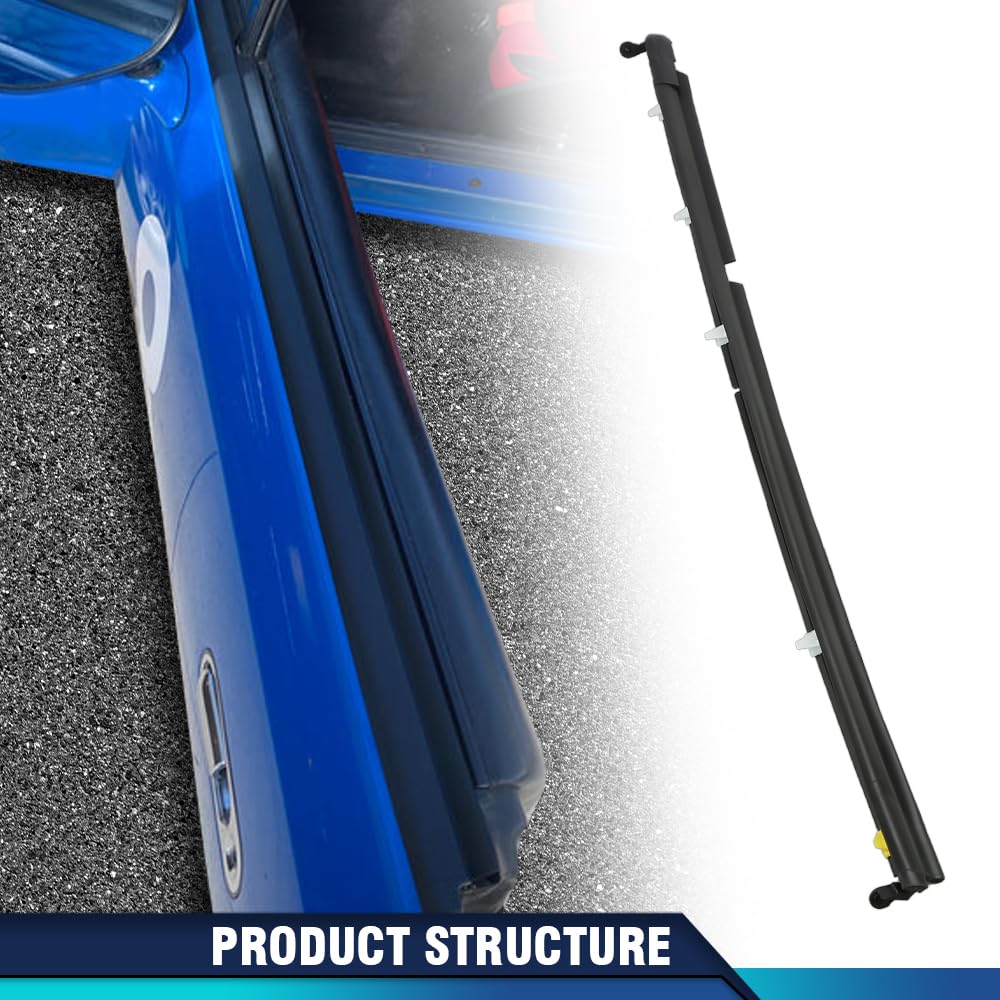 PIT66 Weatherstrip Seals Door Glass Window Compatible with Miata MX-5 1990-2005 NA0158810F, NA0159810F LH&RH