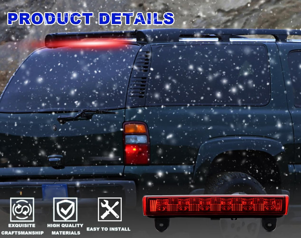 PIT66 LED 3rd Brake Light Fit 00-06 Chevy Suburban Tahoe White Housing