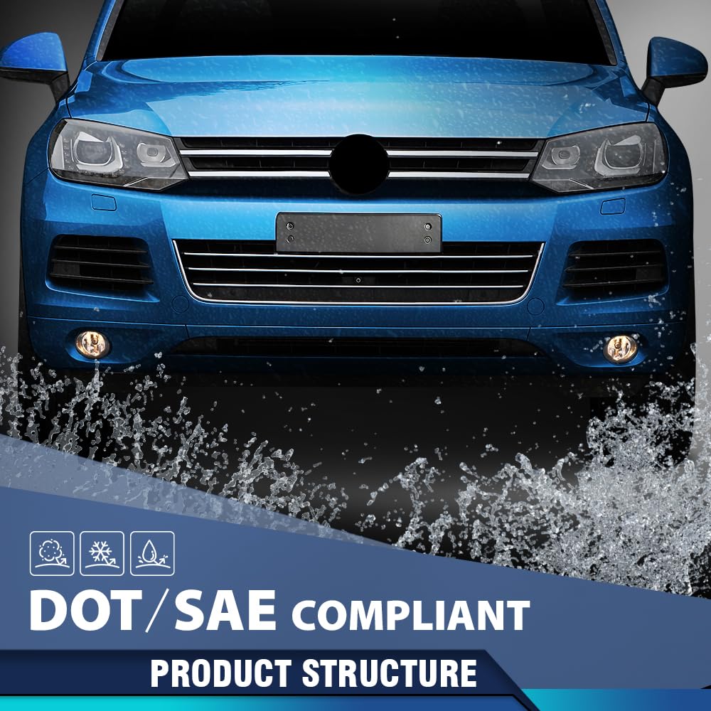 PIT66 Fog Light Fit VW Touareg 2011 2012 2013 2014